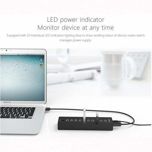 HUB 10 ports USB 2.0 ORICO P10-U2-V1 SO9606978-011