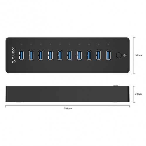 HUB ORICO P10-U3-V1 10 ports USB 3.0 SO96071785-013