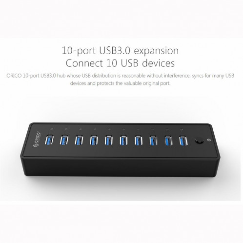 HUB ORICO P10-U3-V1 10 ports USB 3.0 SO96071785-013