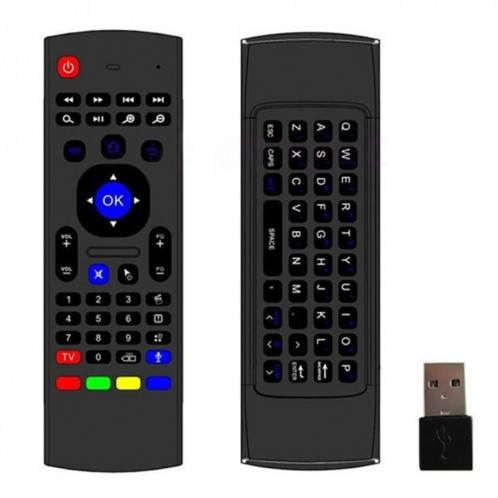 MX3-M Air Mouse Sans Fil 2.4G Télécommande Clavier avec Microphone pour Android TV Box / Mini PC SM0068656-011