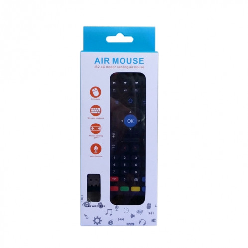 MX3-M Air Mouse Sans Fil 2.4G Télécommande Clavier avec Microphone pour Android TV Box / Mini PC SM0068656-011