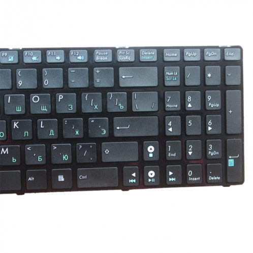 Clavier RU pour Asus K52 k53s X61 N61 G60 G51 MP-09Q33SU-528 V111462AS1 0KN0-E02 RU02 04GNV32KRU00-2 V111462AS1 (noir) SH126B1574-04