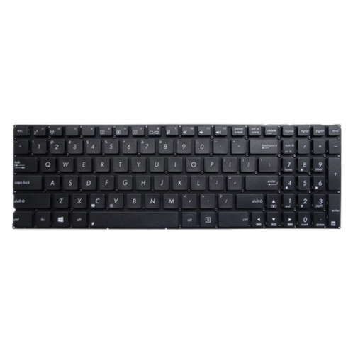 Clavier américain pour Asus X555 X555B X555D X555L X555LA X555LJ X555LB X555U X555Y (noir) SH128B620-04