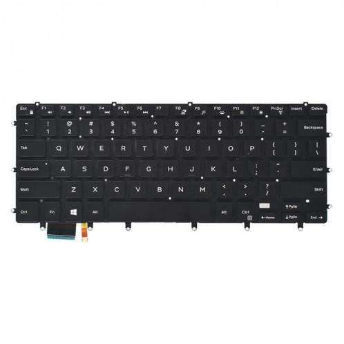 Clavier américain avec rétroéclairage pour Dell xps 15 9550 9560 (noir) SH133B143-05