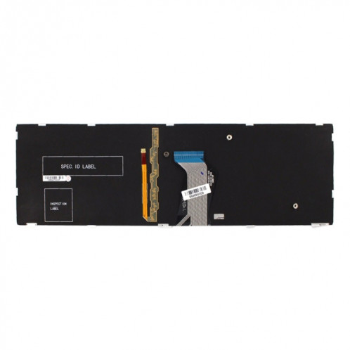 Clavier américain avec rétroéclairage pour Lenovo Y500 Y500N Y510P Y500NT Y590 (noir) SH134B1666-03