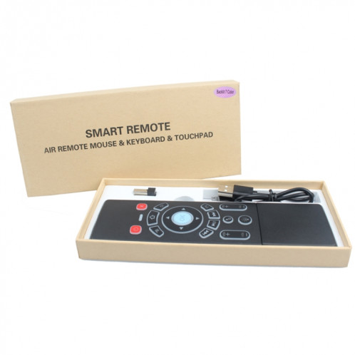 T6 Air Mouse 2.4GHz clavier sans fil à distance avec Touchpad & IR apprentissage pour PC, Android TV Box / Smart TV, appareils multimédia ST30141549-012