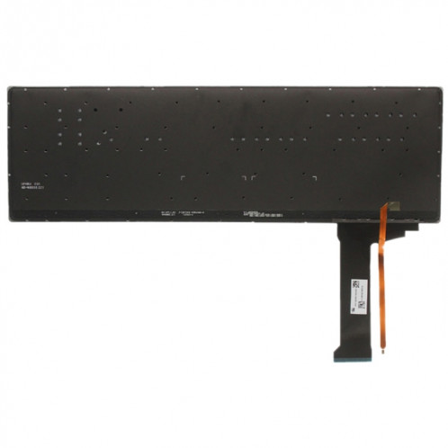 Clavier américain avec rétroéclairage pour Asus GL551 GL551J GL551JK GL551JM GL551JW GL551JX G552 G552V G552VW G552VX FZ50JX GL752VW GL742VW (argent) SH631S1738-03