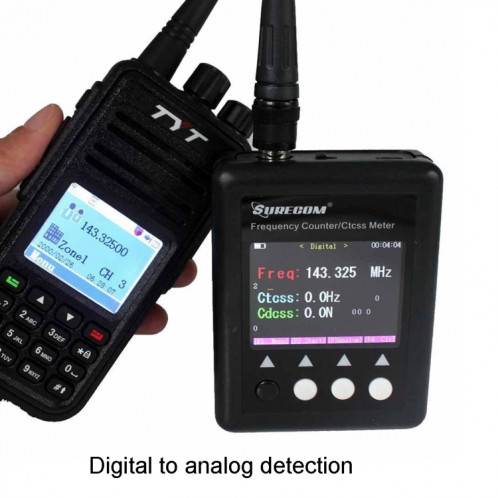 Compteur de fréquence tenu dans la main portatif de SF401 Plus pour le talkie-walkie, fréquence: 27MHz-3000MHz SC0103958-011