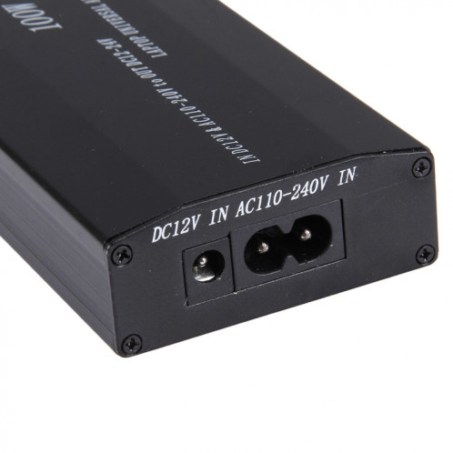 Ordinateur portable Power Power 100W Universal Charger avec chargeur de voiture et adaptateur de puissance AC et 8 adaptateurs électriques et 1 port USB pour Samsung, Sony, Asus, Acer, IBM, HP, Dell, SH53EU250-09