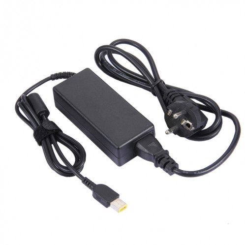 20V 3.25A 65W Big Carré (Première Génération) Ordinateur Portable Adaptateur Secteur Chargeur Universel avec Câble d'Alimentation pour Lenovo Thinkpad X300S / X301S / X240S / T440 / Yoga 13 / Yoga 11S / Yoga 2 / S230021891-07