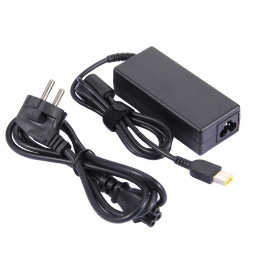 20V 3.25A 65W Big Carré (Première Génération) Ordinateur Portable Adaptateur Secteur Chargeur Universel avec Câble d'Alimentation pour Lenovo Thinkpad X300S / X301S / X240S / T440 / Yoga 13 / Yoga 11S / Yoga 2 / S230021891-07
