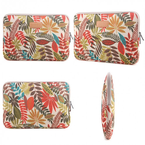 Lisen 14 pouces étui à manches de style ethnique multi-couleur sac à glissière porte-documents sac de transport, pour Macbook, Samsung, Lenovo, Sony, DELL Alienware, CHUWI, ASUS, HP, 14 pouces et ci-dessous SH76CW140-06