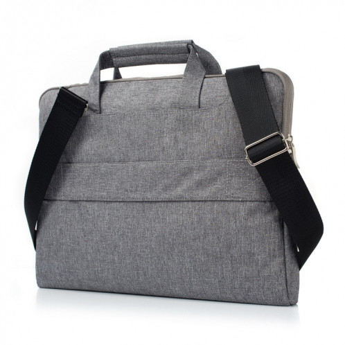 Sac à bandoulière portable pour ordinateur portable, une épaule, pour 11,6 pouces et ci-dessous Macbook, Samsung, Lenovo, Sony, DELL Alienware, CHUWI, ASUS, HP (gris) SS401H1836-06