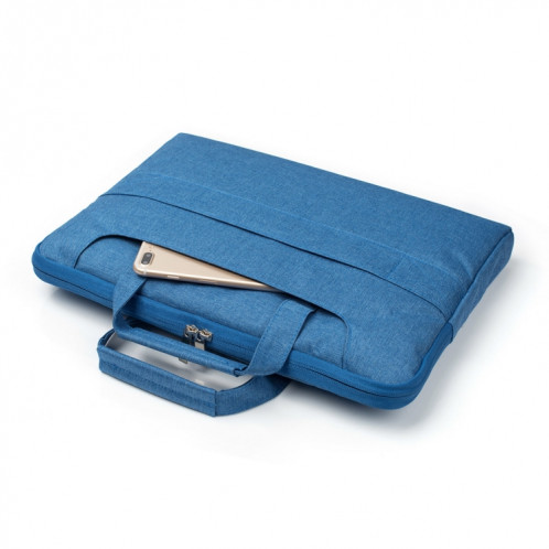 Portable Un sac à bandoulière portable Zipper épaule, pour 11,6 pouces et ci-dessous Macbook, Samsung, Lenovo, Sony, DELL Alienware, CHUWI, ASUS, HP (Bleu) SP401L1779-06