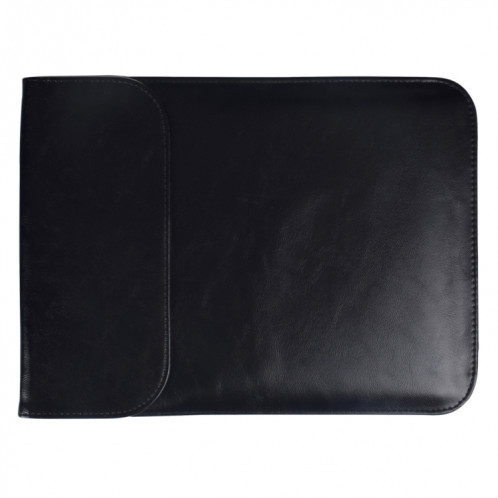 13.3 pouces PU + sac en nylon pour ordinateur portable Sac pochette pour ordinateur portable, pour MacBook, Samsung, Xiaomi, Lenovo, Sony, Dell, ASUS, HP (Noir) SH652B1091-07