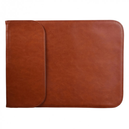13.3 pouces PU + sac en nylon pour ordinateur portable sac pochette pour ordinateur portable, pour MacBook, Samsung, Xiaomi, Lenovo, Sony, Dell, ASUS, HP (jaune peau de vache) SH652Y690-07