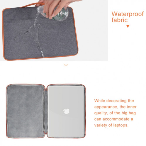 Cas de couverture de cahier de sac à main d'ordinateur portable de mode occasionnel de polyester + de nylon d'ordinateur portable de 11.6 pouces, pour Macbook, Samsung, Lenovo, Xiaomi, Sony, DELL, CHUWI, ASUS, SH656H841-012