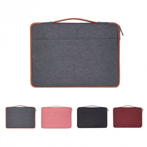 11,6 pouces de mode casual polyester + nylon sac à main pour ordinateur portable sacoche de couverture pour ordinateur portable, pour macbook, Samsung, Lenovo, Xiaomi, Sony, Dell, Chuwi, Asus, HP (rose) SH656F1575-012