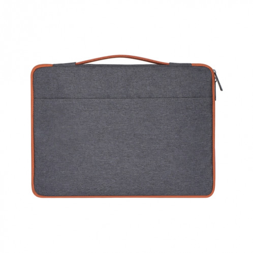 15,6 pouces de mode casual polyester + nylon sac à main pour ordinateur portable sacoche de couverture pour ordinateur portable, pour macbook, Samsung, Lenovo, Xiaomi, Sony, Dell, Chuwi, Asus, HP (gris) SH658H1750-012