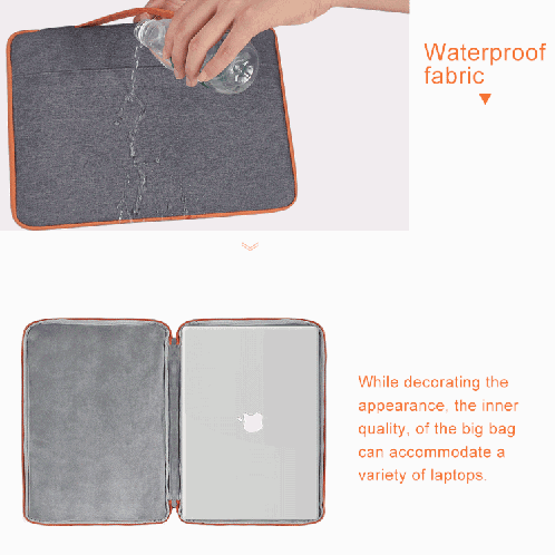 15,4 pouces de mode Polyester + Nylon Sac à main pour ordinateur portable en nylon pour ordinateur portable, pour Macbook, Samsung, Lenovo, Xiaomi, Sony, DELL, CHUWI, ASUS, HP (Noir) SH659B1932-012