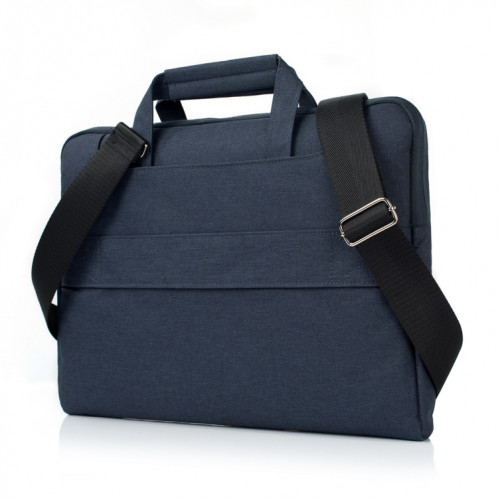 Portable Un sac à bandoulière portable Zipper épaule, pour 15,4 pouces et ci-dessous Macbook, Samsung, Lenovo, Sony, DELL Alienware, CHUWI, ASUS, HP (bleu foncé) SP005D436-06