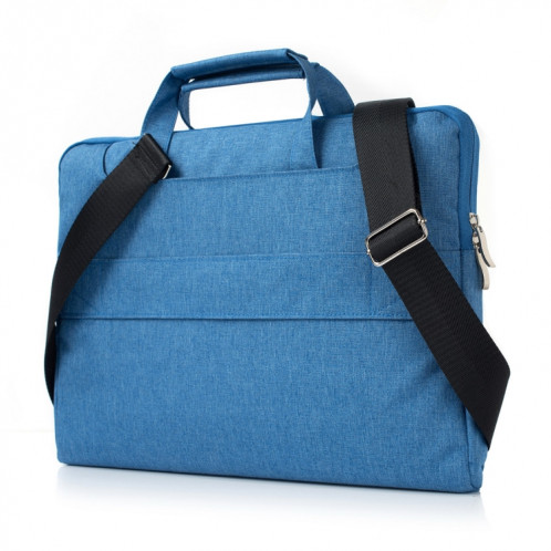 Portable Un sac à bandoulière portable à glissière à l'épaule, pour 15,4 pouces et ci-dessous Macbook, Samsung, Lenovo, Sony, Dell Alienware, CHUWI, ASUS, HP (Bleu) SP005L1467-06