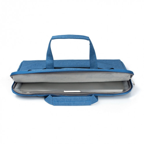 Portable Un sac à bandoulière portable à glissière à l'épaule, pour 15,4 pouces et ci-dessous Macbook, Samsung, Lenovo, Sony, Dell Alienware, CHUWI, ASUS, HP (Bleu) SP005L1467-06