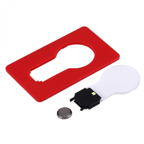 Lampe de poche à LED créative Lampe de carte ultra-fine, livraison couleur aléatoire SL00300-08