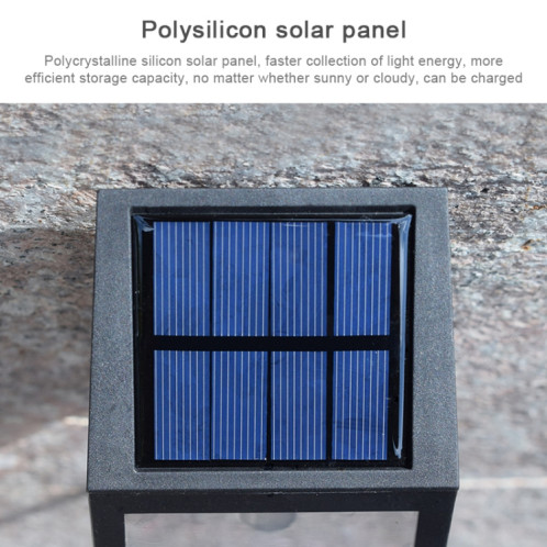 Applique murale solaire à LED jardin étanche / maison / allée / escaliers / mur extérieur SH0067428-08