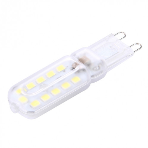 G9 3W 300LM Transparent Couvercle Ampoule de maïs, 22 LED SMD 2835, AC 220-240V (lumière blanche) SH70WL959-07