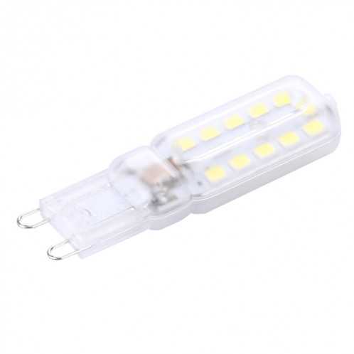 G9 3W 300LM Transparent Couvercle Ampoule de maïs, 22 LED SMD 2835, AC 220-240V (lumière blanche) SH70WL959-07