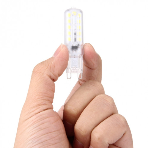 G9 3W 300LM Transparent Couvercle Ampoule de maïs, 22 LED SMD 2835, AC 220-240V (lumière blanche) SH70WL959-07