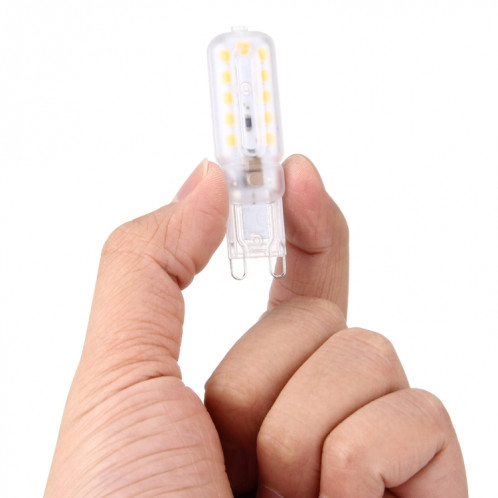 G9 3W 300LM Transparent Couvercle Ampoule de maïs, 22 LED SMD 2835, AC 220-240V (blanc chaud) SH70WW1315-07