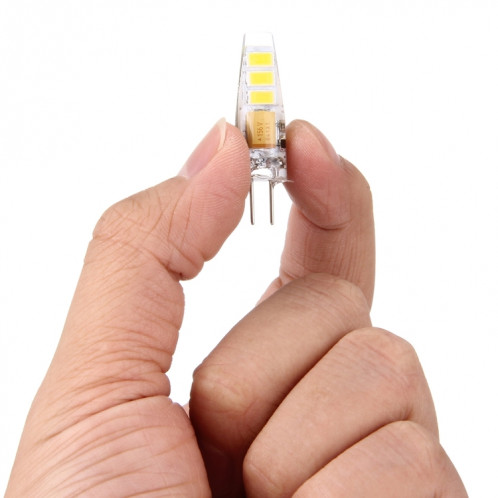 G4 2W 100LM ampoule de maïs, 6 LED SMD 5730 Silicone, DC 12V (blanc chaud) SH71WW912-07
