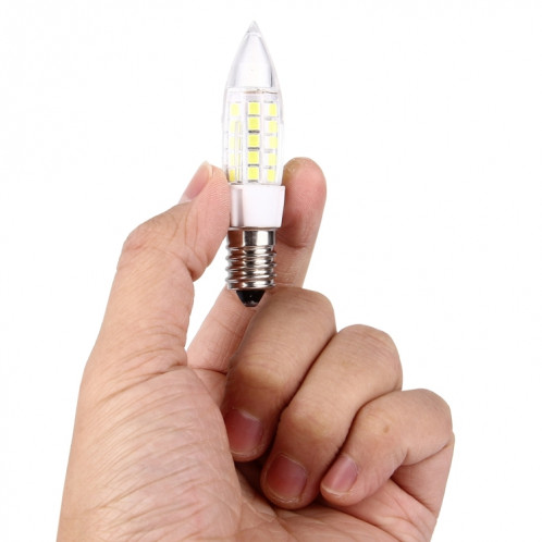 E14 4W 300LM bougie ampoule de maïs, 44 LED SMD 2835, AC 220-240V (lumière blanche) SH82WL306-07