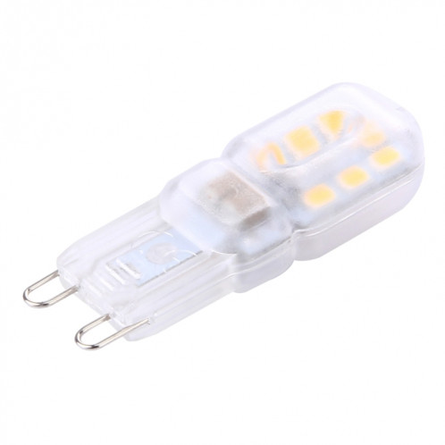 G9 2.5W 200LM Transparent Couvercle Ampoule de maïs, 14 LED SMD 2835, AC 220-240V (blanc chaud) SH88WW267-07