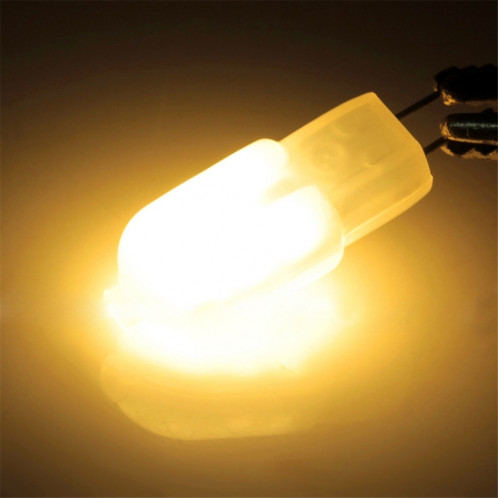 G9 2.5W 200LM Transparent Couvercle Ampoule de maïs, 14 LED SMD 2835, AC 220-240V (blanc chaud) SH88WW267-07