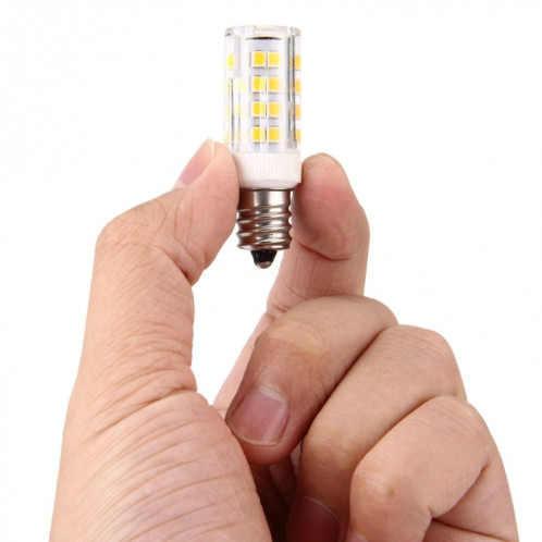 E12 5W 330LM ampoule de maïs, 51 LED SMD 2835, AC 220-240V (blanc chaud) SH93WW1580-07