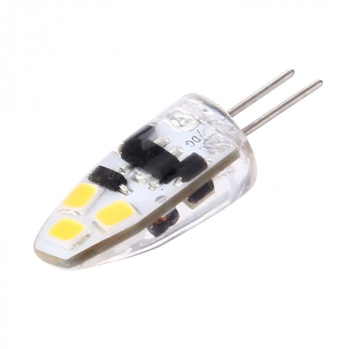 Ampoule de maïs G4 2W 120LM, 6 LED SMD 2835 Silicone, DC 12V (blanc chaud) SH96WW167-07