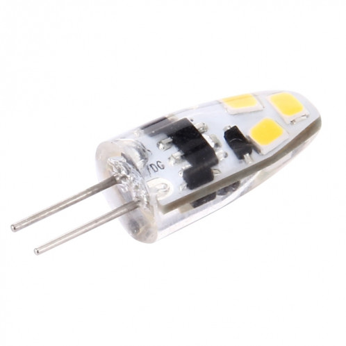 Ampoule de maïs G4 2W 120LM, 6 LED SMD 2835 Silicone, DC 12V (blanc chaud) SH96WW167-07