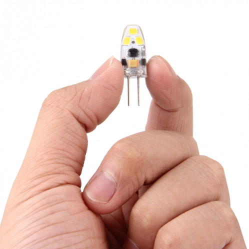 Ampoule de maïs G4 2W 120LM, 6 LED SMD 2835 Silicone, DC 12V (blanc chaud) SH96WW167-07