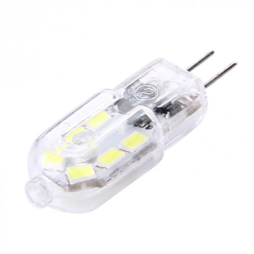 G4 2W 180LM Transparent Couvercle Ampoule de maïs, 12 LED SMD 2835, AC 220-240 V (lumière blanche) SH97WL1174-07