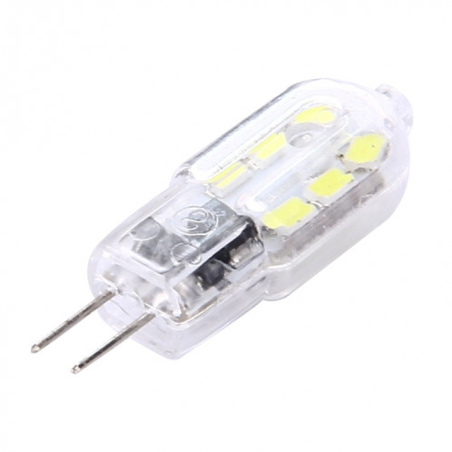 G4 2W 180LM Transparent Couvercle Ampoule de maïs, 12 LED SMD 2835, AC 220-240 V (lumière blanche) SH97WL1174-07