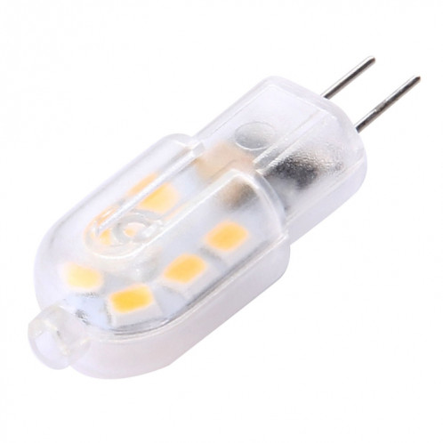 G4 2W 180LM Transparent Couvercle Ampoule de maïs, 12 LED SMD 2835, AC 220-240V (blanc chaud) SH97WW547-07