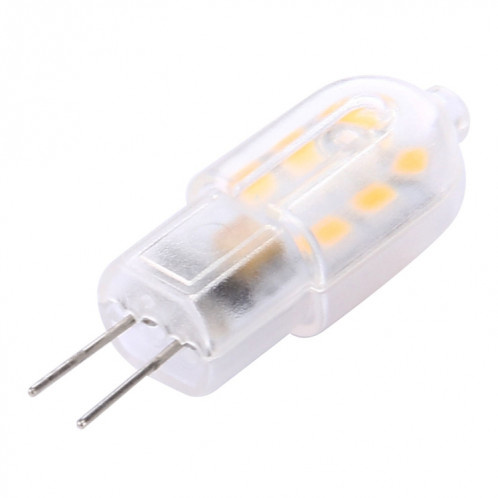 G4 2W 180LM Transparent Couvercle Ampoule de maïs, 12 LED SMD 2835, AC 220-240V (blanc chaud) SH97WW547-07