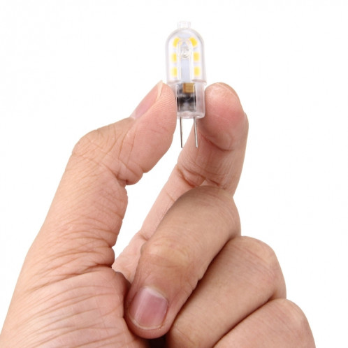G4 2W 180LM Transparent Couvercle Ampoule de maïs, 12 LED SMD 2835, AC 220-240V (blanc chaud) SH97WW547-07