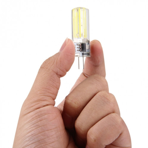 G4 4W ampoule à filament en silicone dimmable 8 LED pour halls, CA 220-240V (lumière blanche) SH13WL353-07
