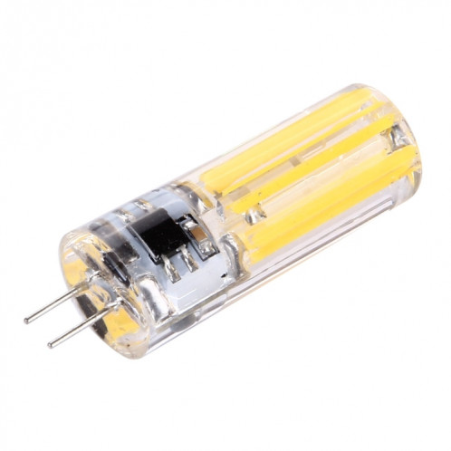 G4 4W ampoule à filament en silicone dimmable 8 LED pour halls, CA 220-240V (blanc chaud) SH13WW1800-07