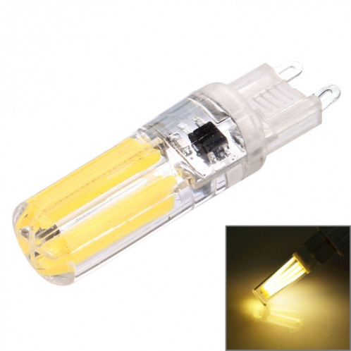 G9 4W ampoule à filament en silicone dimmable 8 LED pour halls, CA 220-240V (blanc chaud) SH14WW1345-07