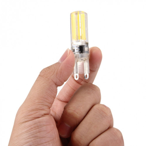 G9 4W ampoule à filament en silicone dimmable 8 LED pour halls, CA 220-240V (blanc chaud) SH14WW1345-07
